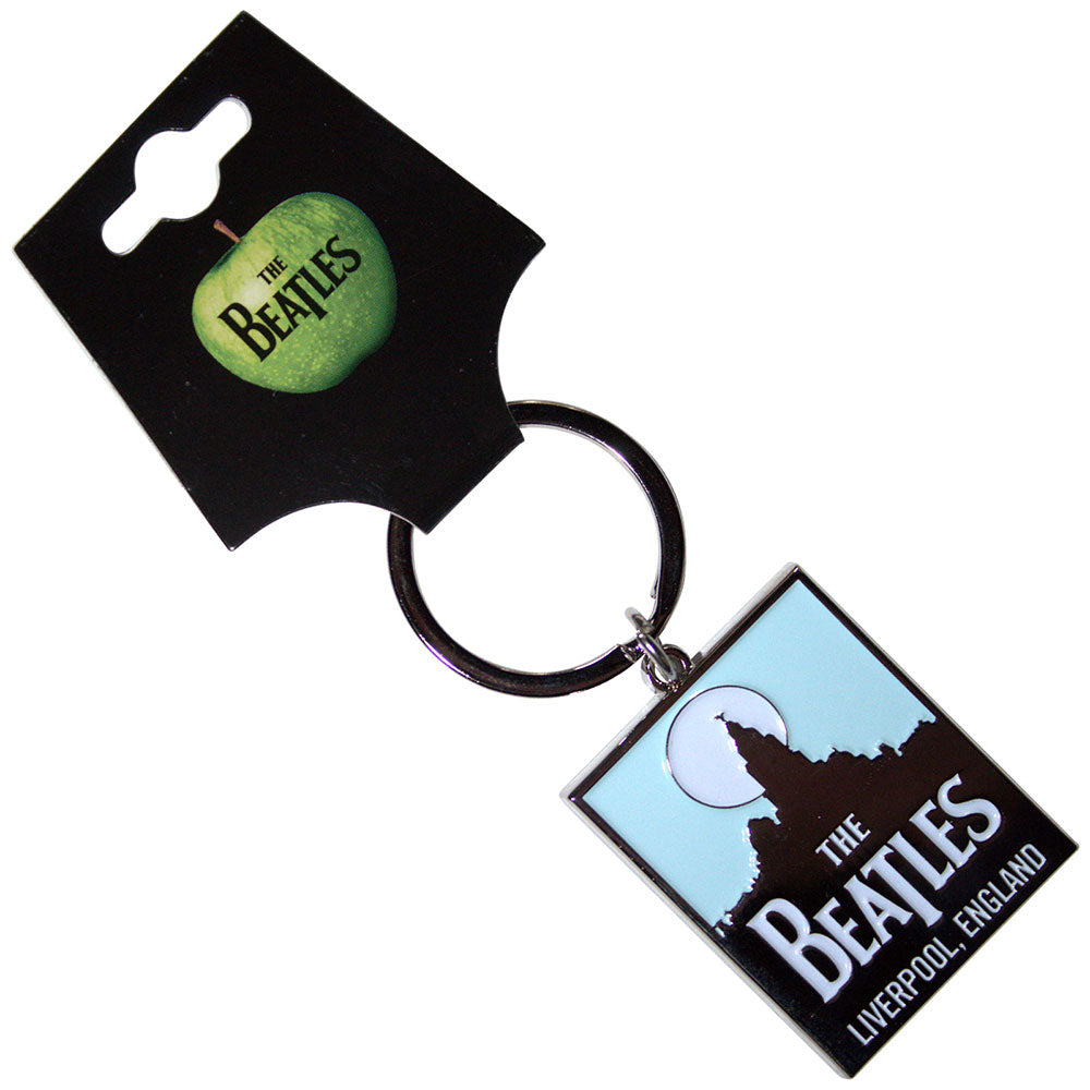 The Beatles Keychain Liverpool Skyline