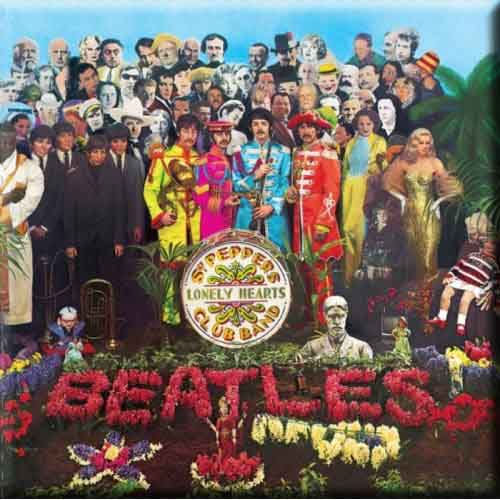 The Beatles Fridge Magnet Sgt Pepper
