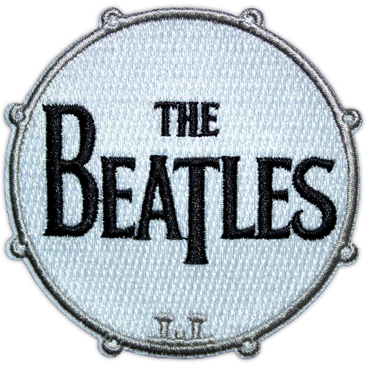 The Beatles Standard Patch Drum Logo Large