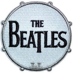 The Beatles Standard Patch Drum Logo Large