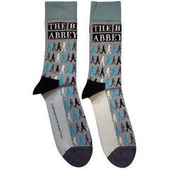 The Beatles Unisex Ankle Socks Abbey Road Colours Crossing Repeat - Grey