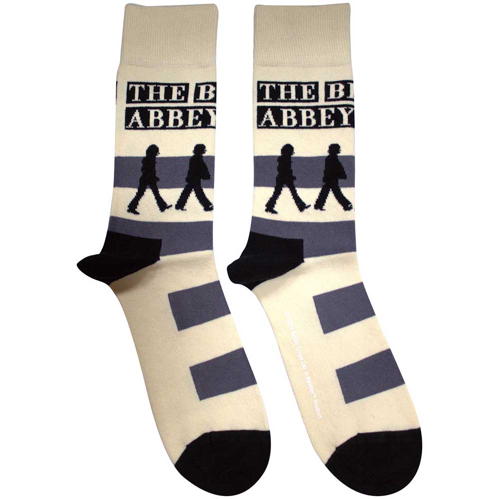 The Beatles Unisex Ankle Socks Abbey Road Crossing - Natural