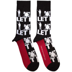 The Beatles Unisex Ankle Socks Let It Be Silhouettes Repeat - Black