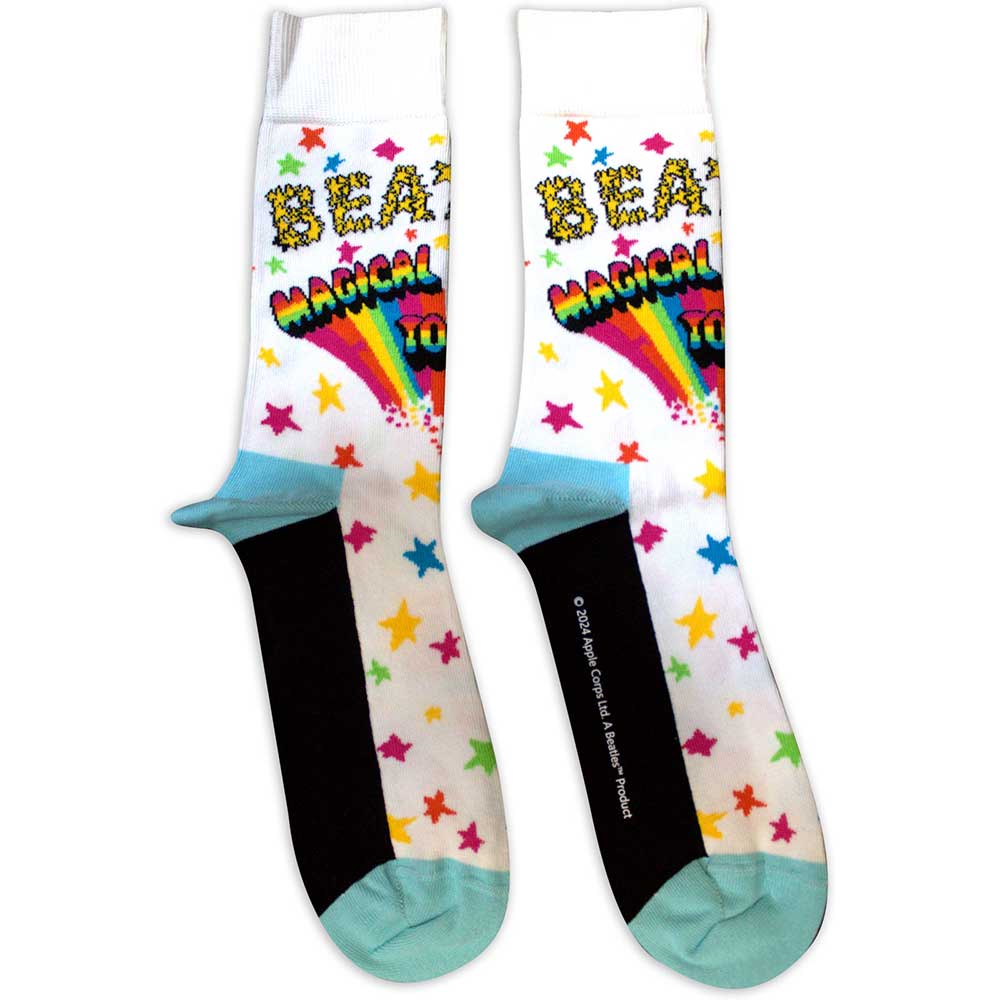 The Beatles Unisex Ankle Socks Magical Mystery Tour - White