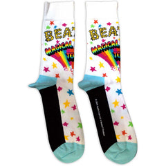 The Beatles Unisex Ankle Socks Magical Mystery Tour - White