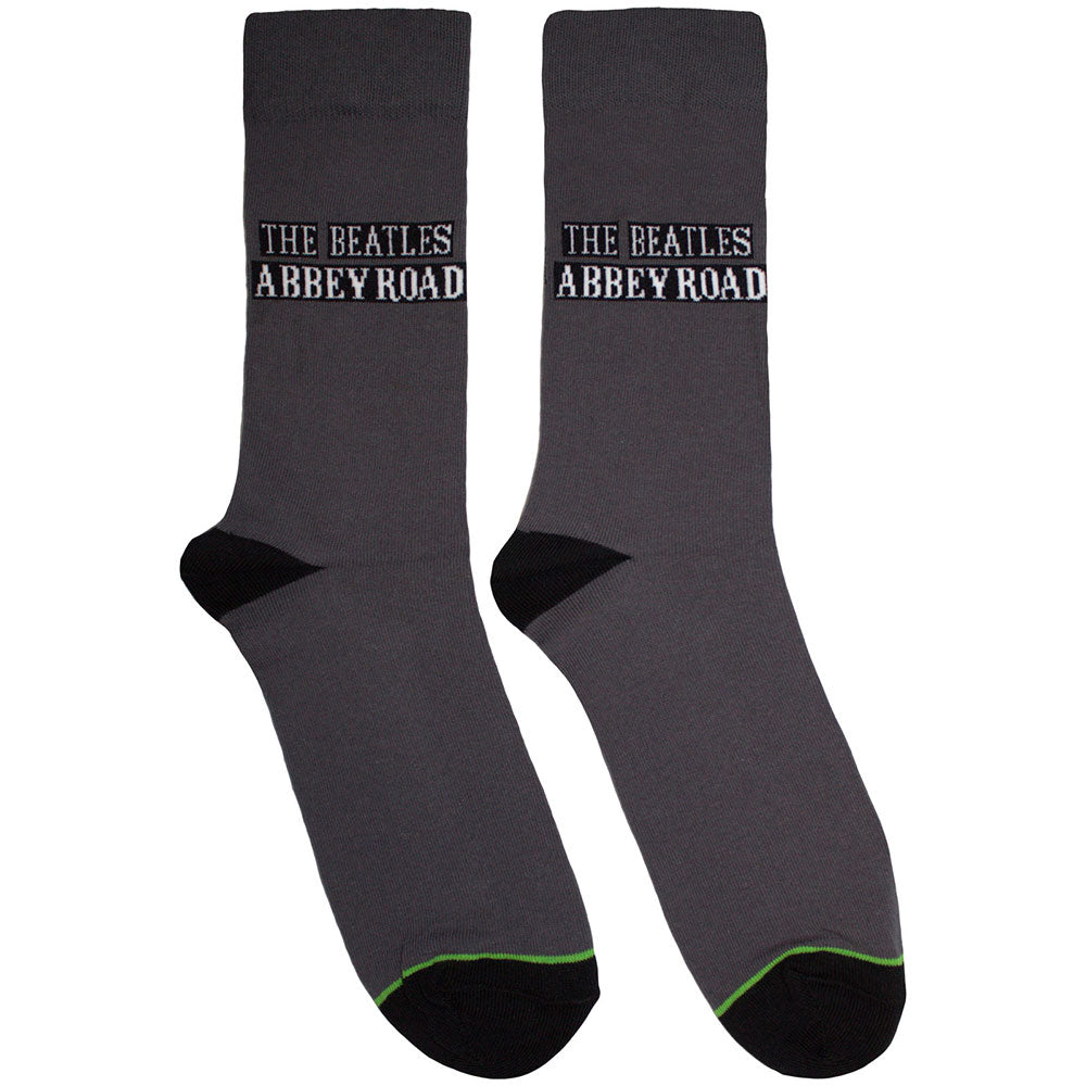 The Beatles Unisex Ankle Socks Abbey Road Sign - Grey
