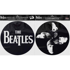 The Beatles Turntable Slipmat Set Drop T Logo & Faces