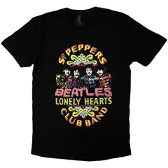 The Beatles Unisex T-Shirt Sgt Pepper 2 - Black