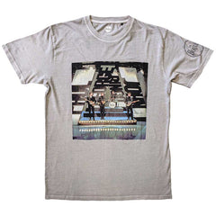 The Beatles Unisex T-Shirt On Stage - Grey