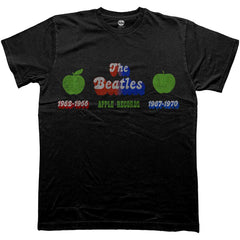 The Beatles Unisex T-Shirt Apple Years - Black