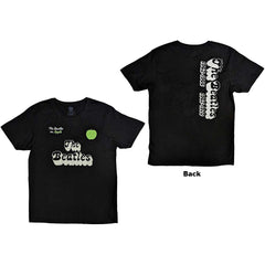 The Beatles Unisex T-Shirt 70s Logo & Years - Black