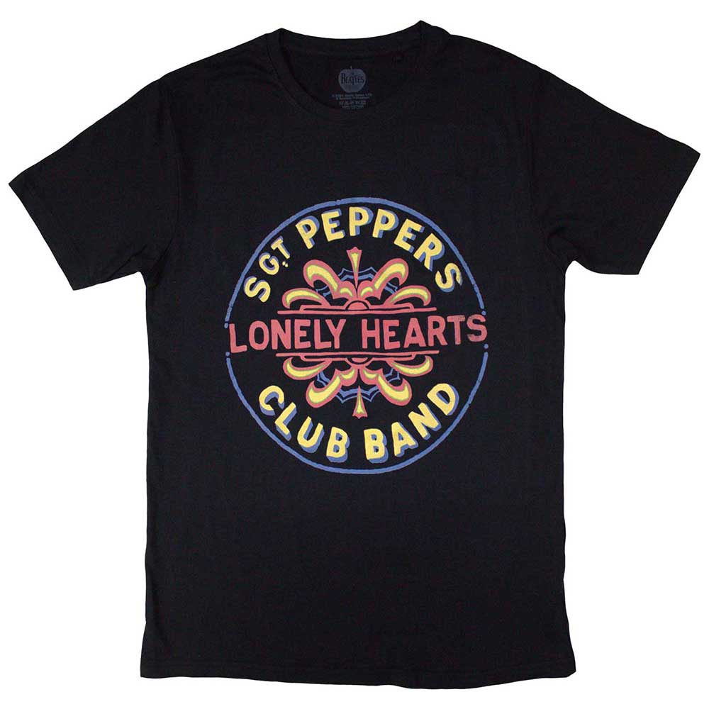 The Beatles Unisex T-Shirt Painted Pepper - Black