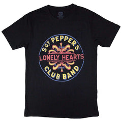 The Beatles Unisex T-Shirt Painted Pepper - Black