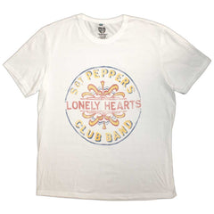 The Beatles Unisex T-Shirt Painted Pepper - White