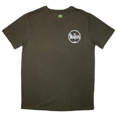 The Beatles Unisex T-Shirt Mini Drum Logo - Green