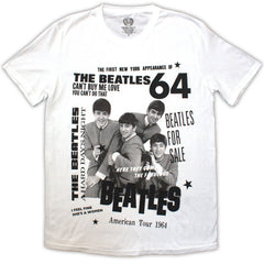 The Beatles Unisex T-Shirt 1964 - White