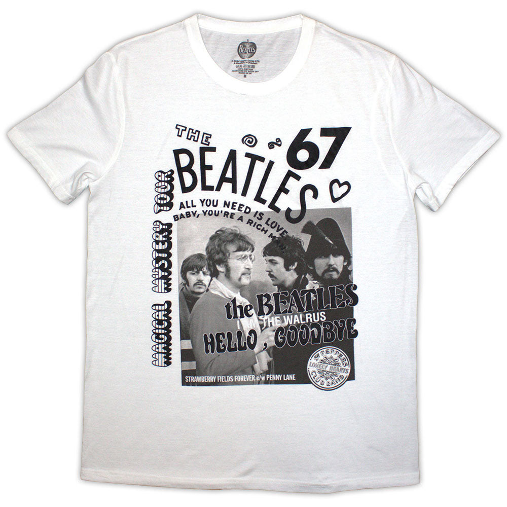 The Beatles Unisex T-Shirt 1967 - White