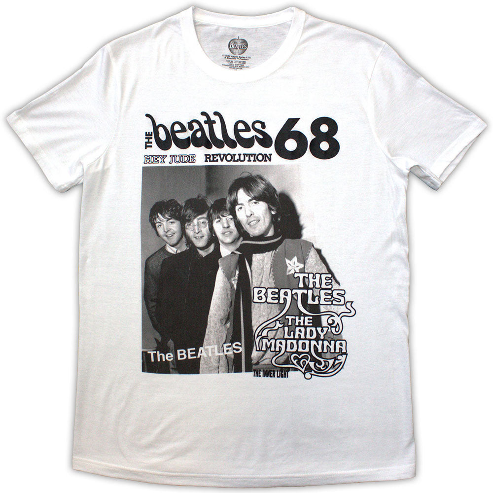 The Beatles Unisex T-Shirt 1968 - White