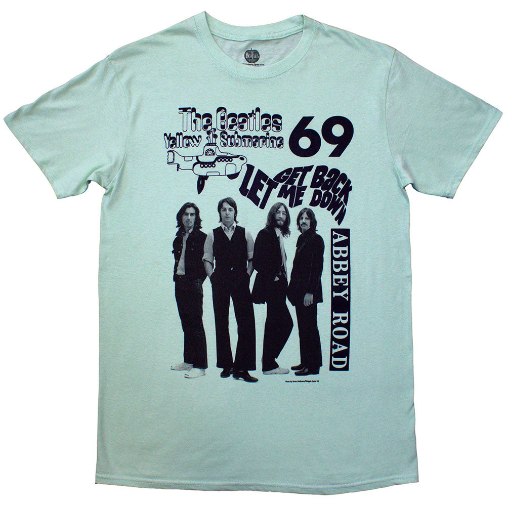 The Beatles Unisex T-Shirt 1969 - Green