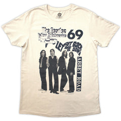 The Beatles Unisex T-Shirt 1969 - Sand