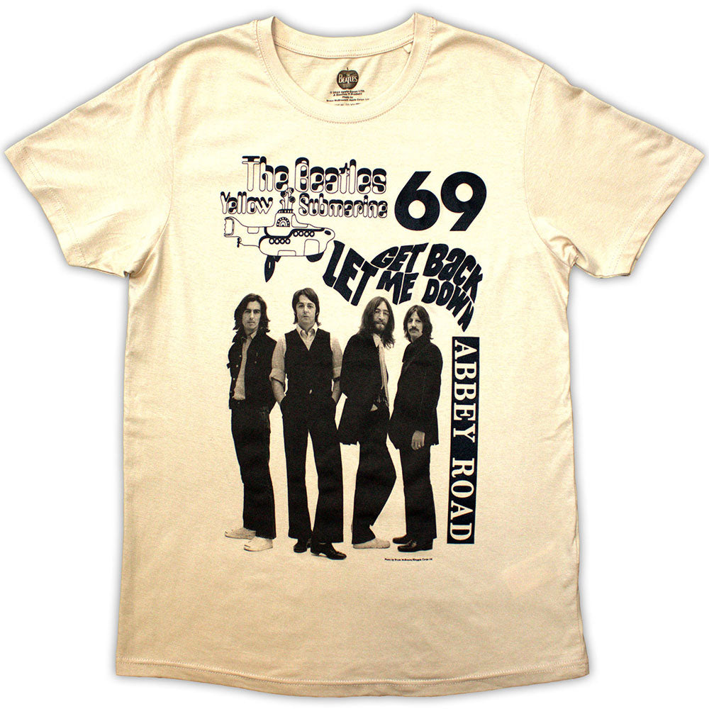 The Beatles Unisex T-Shirt 1969 - Yellow