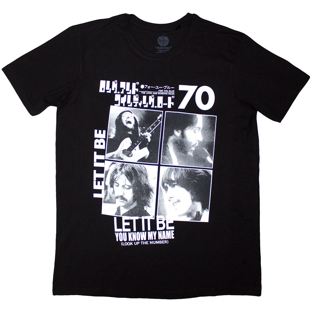 The Beatles Unisex T-Shirt 1970 - Black