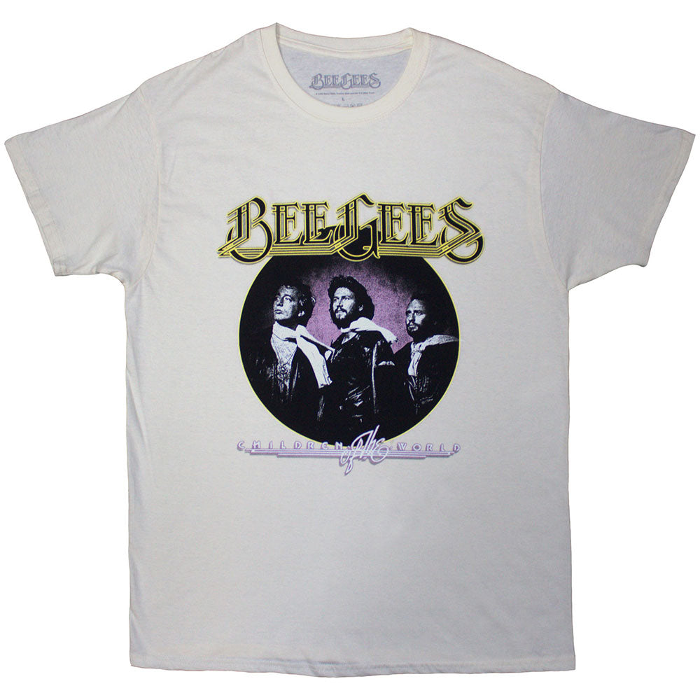 Bee Gees Unisex T-Shirt Children Of The World - Natural