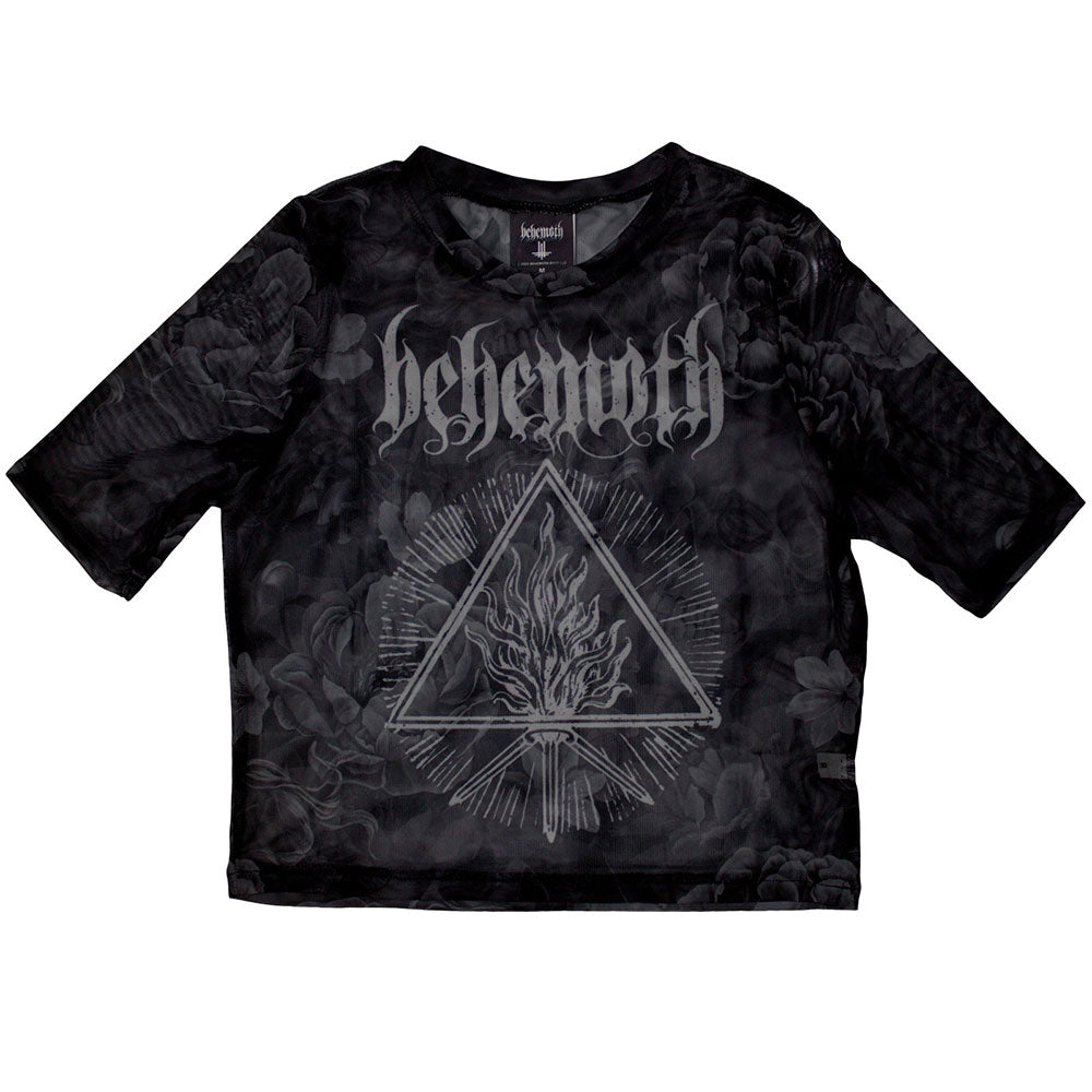 Behemoth Ladies Crop Top Furor Divinus - Black