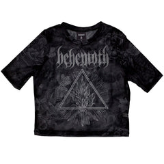Behemoth Ladies Crop Top Furor Divinus - Black