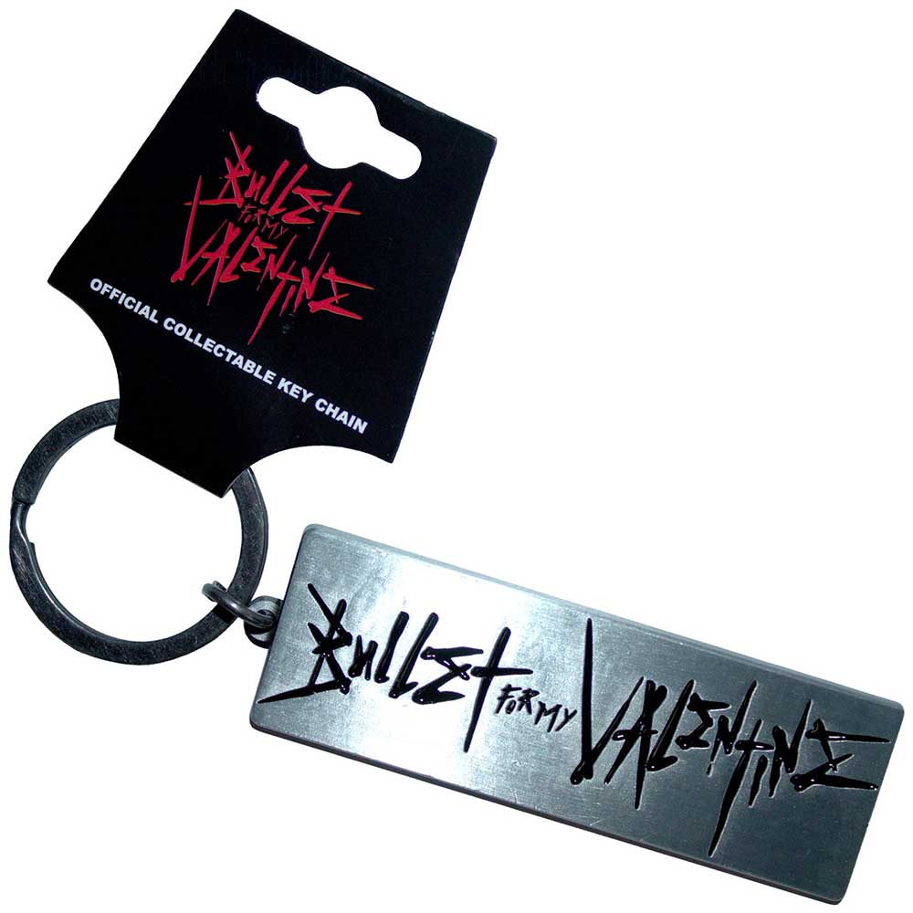 Bullet For My Valentine Keychain Engraved Logo