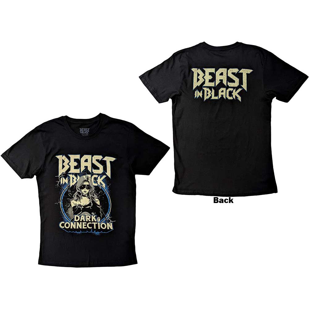 Beast in Black Unisex T-Shirt Dark Connection Girl - Black