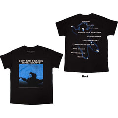Billie Eilish Unisex T-Shirt Hit Me Hard And Soft Tracklist - Black
