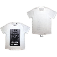 Billie Eilish Unisex T-Shirt Hit Me Hard And Soft Falling - White