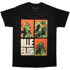 Billie Eilish Unisex T-Shirt 3 Photo Logo - Black