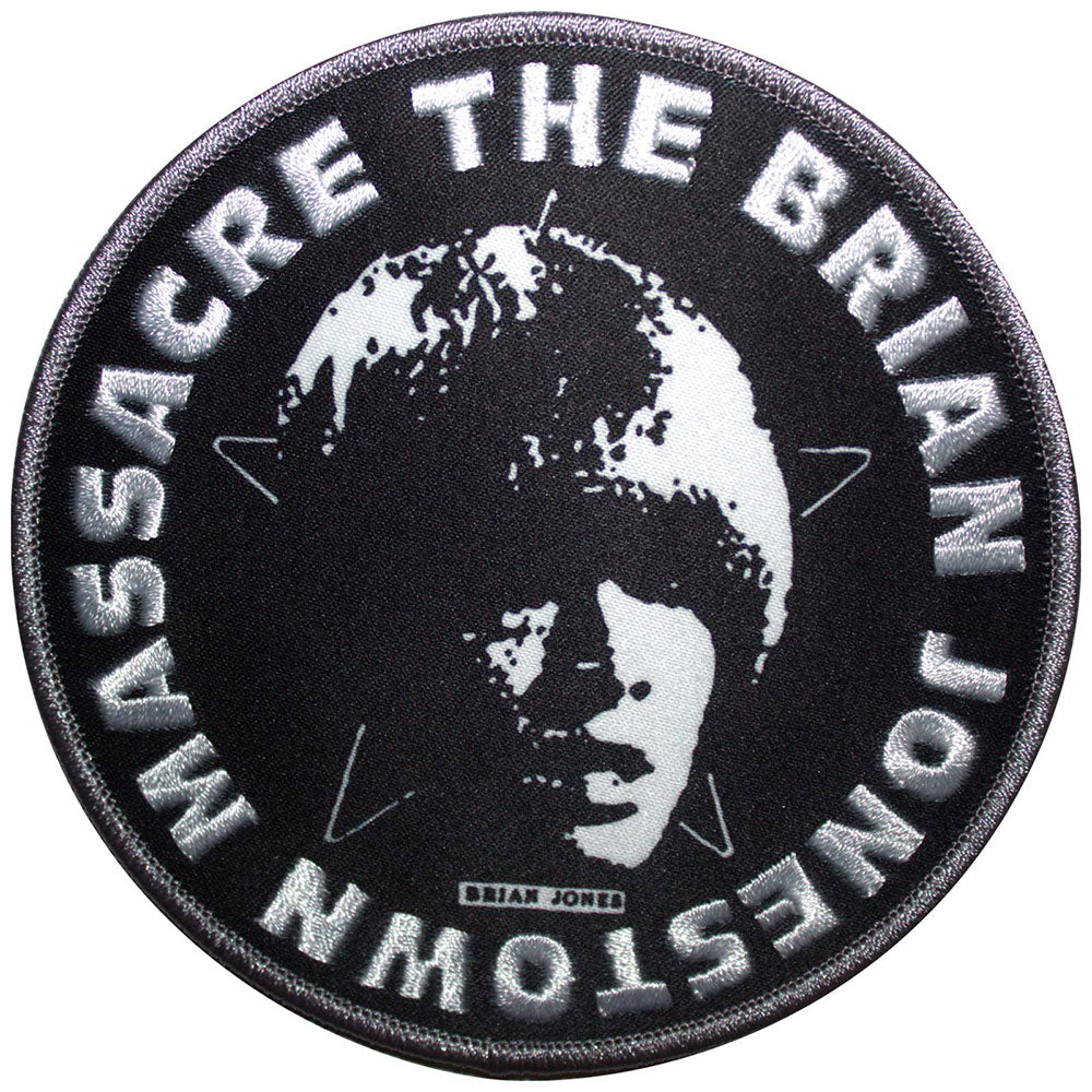 The Brian Jonestown Massacre Standard Patch Circle Face Black - Black
