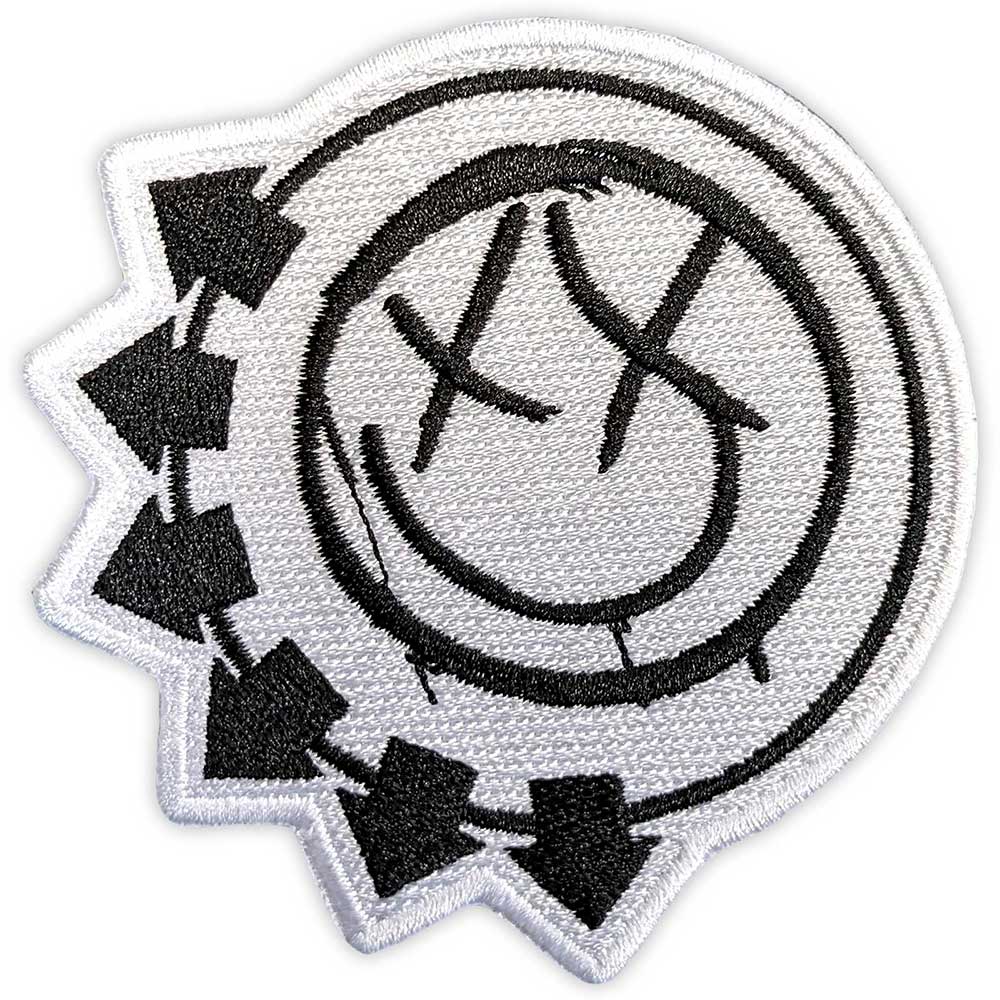 Blink-182 Standard Patch Black Six-Arrow Smile