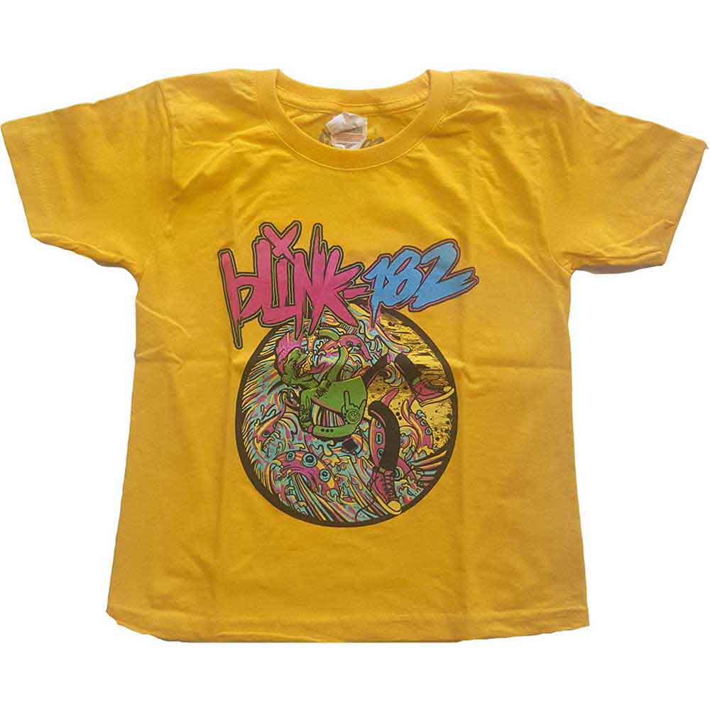 Blink-182 Kids T-Shirt Overboard Event - Yellow