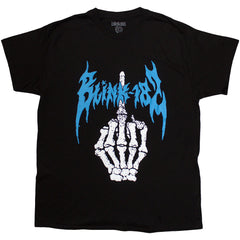 Blink-182 Unisex T-Shirt Middle Finger - Black