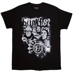 Blink-182 Unisex T-Shirt One More Time Spray Paint - Black