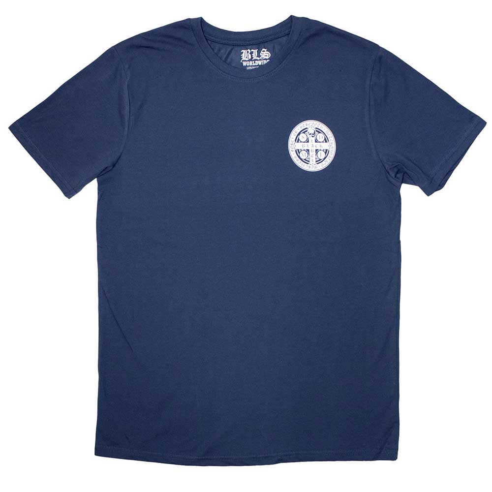 Black Label Society Unisex T-Shirt Mini SDMF Emblem - Denim Blue