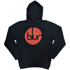 Blur Unisex Pullover Hoodie Circle Logo - Navy Blue