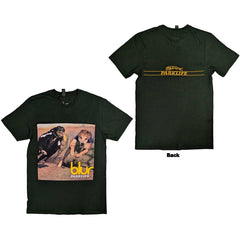 Blur Unisex T-Shirt Parklife Album - Green