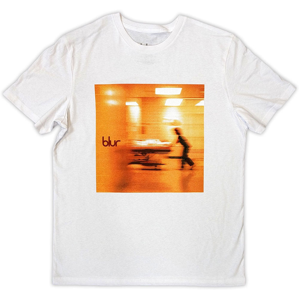 Blur Unisex T-Shirt Blur Album Cover - White