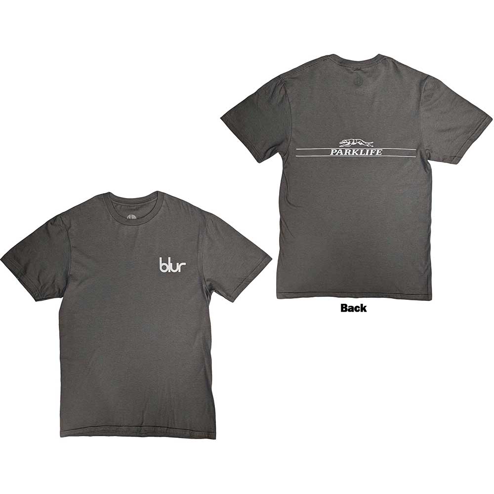 Blur Unisex T-Shirt Pocket Blur / Parklife - Charcoal Grey
