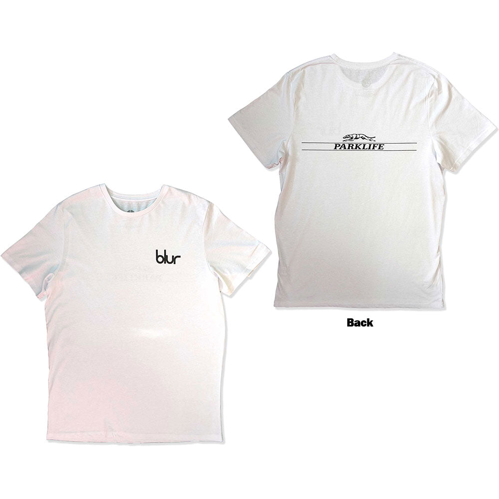 Blur Unisex T-Shirt Pocket Blur / Parklife - White