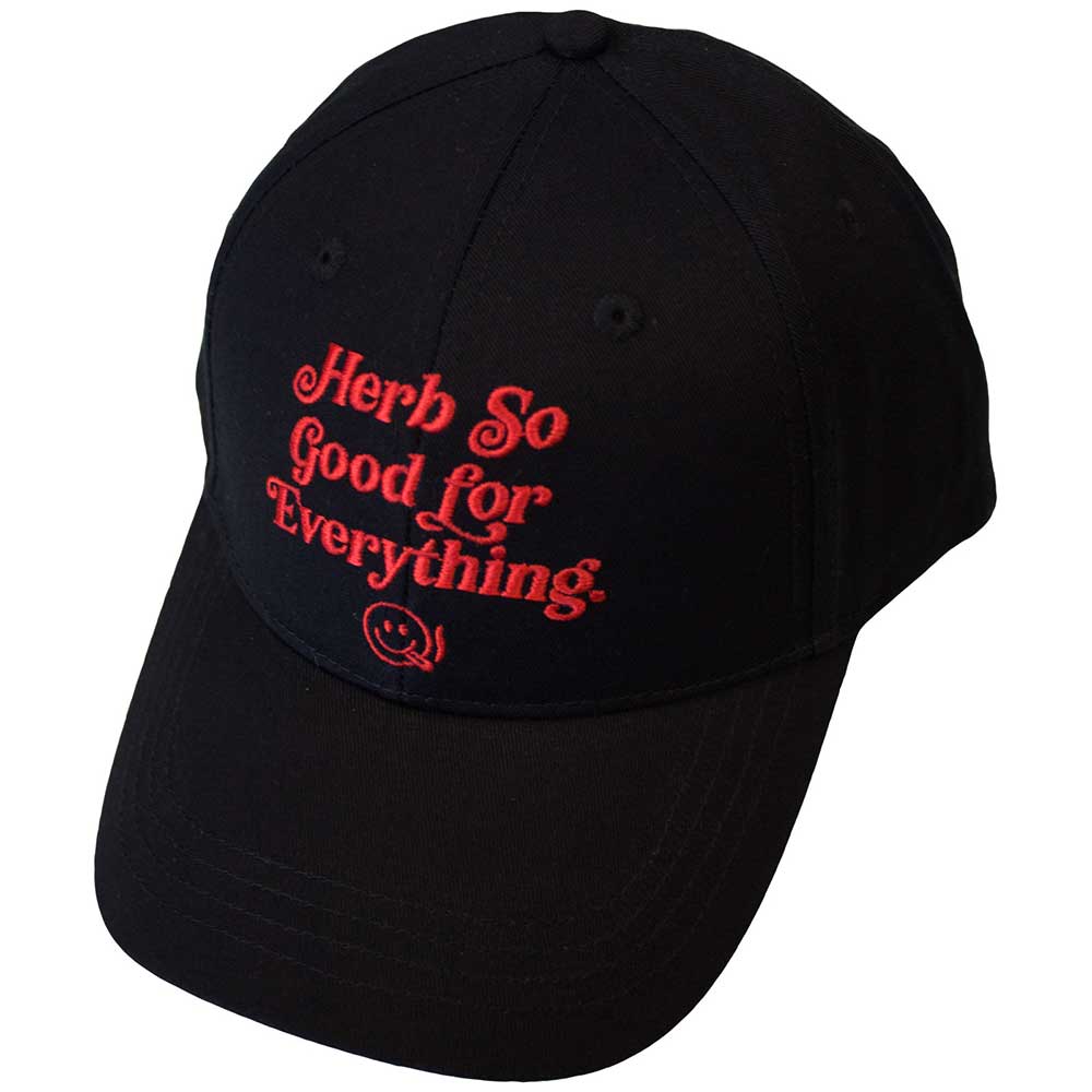 Bob Marley Unisex Baseball Cap Herb So Good - Black