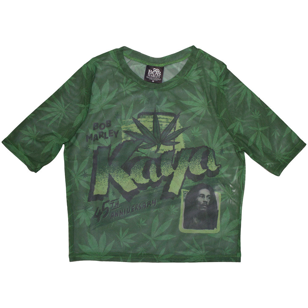 Bob Marley Ladies Crop Top Kaya - Green