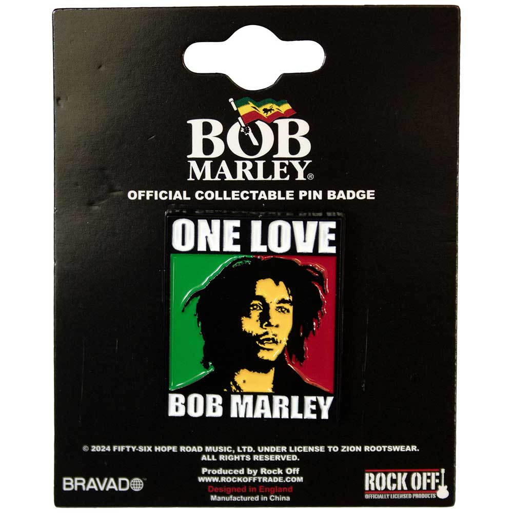 Bob Marley Pin Badge One Love