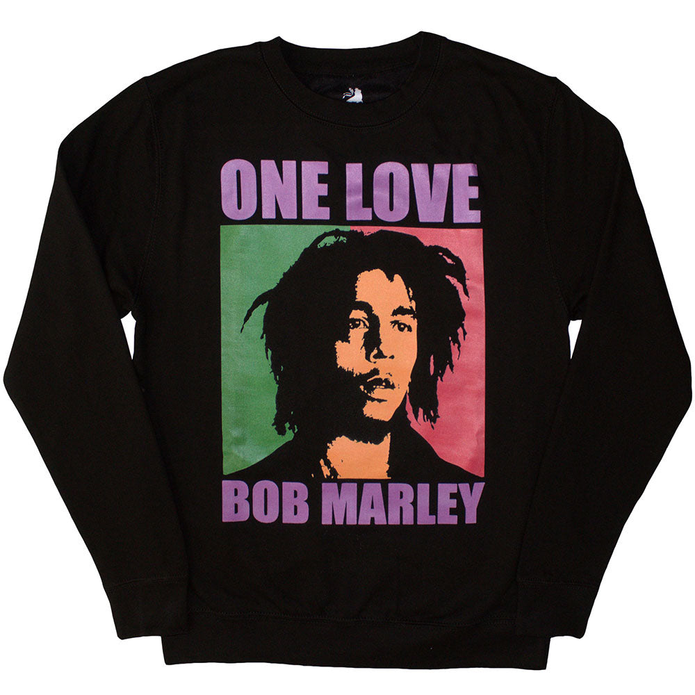 Bob Marley Unisex Sweatshirt One Love - Black