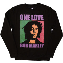 Bob Marley Unisex Sweatshirt One Love - Black